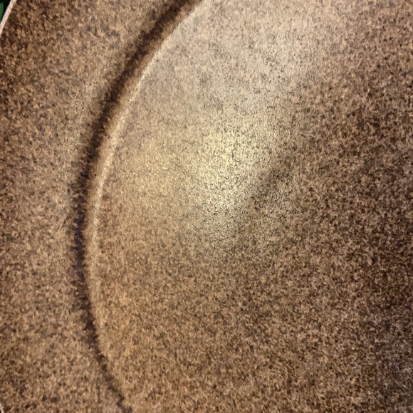 Set of 3 speckled 10” stoneware dishes / dinner plates made in England - Picture 3 of 8